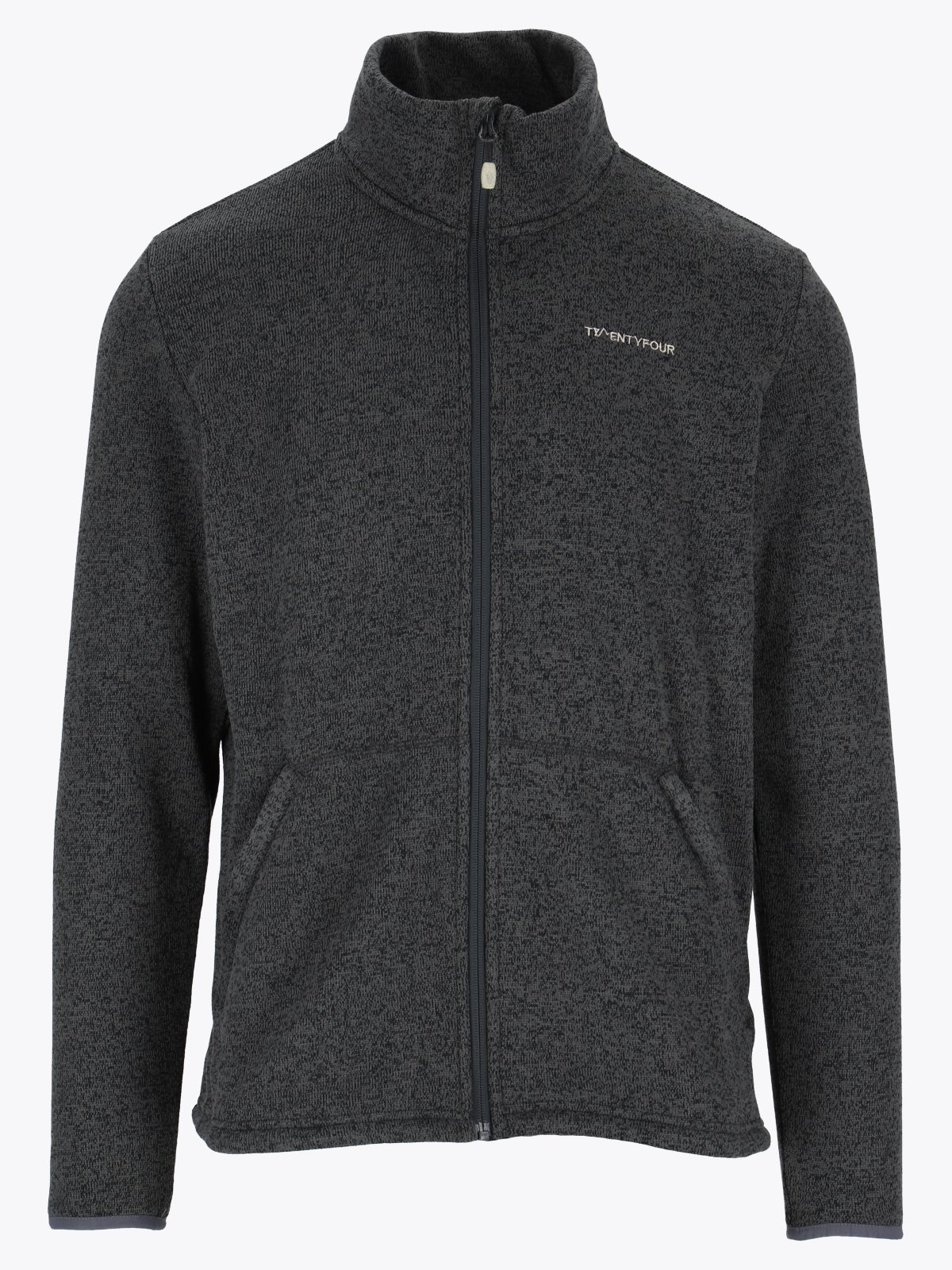 Twentyfour Finse Knitfleece H Skyggesort