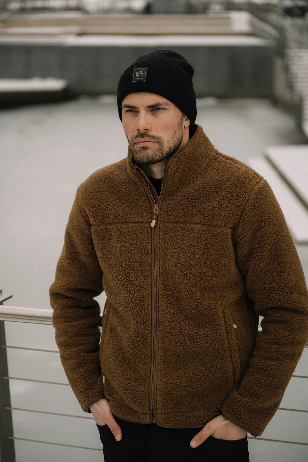 Twentyfour Finse LZ Sherpafleece H Karamell