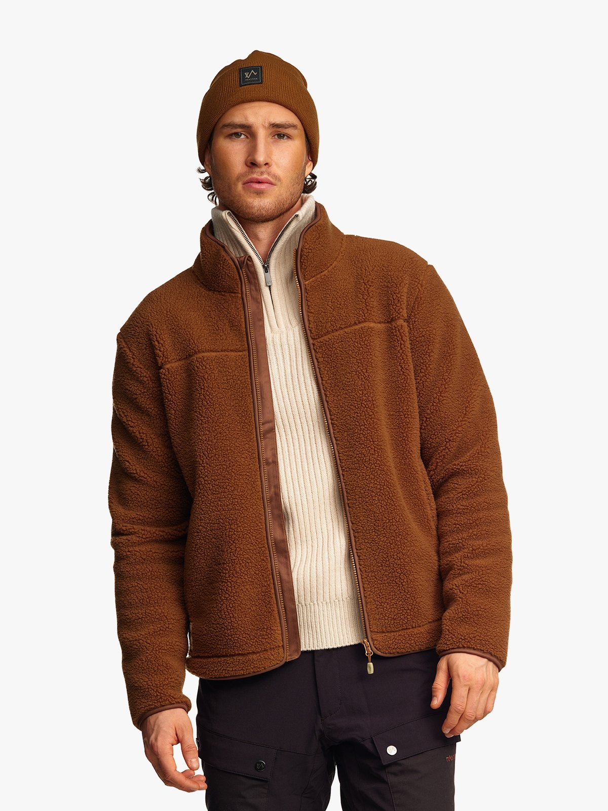 Twentyfour Finse LZ Sherpafleece H Karamell