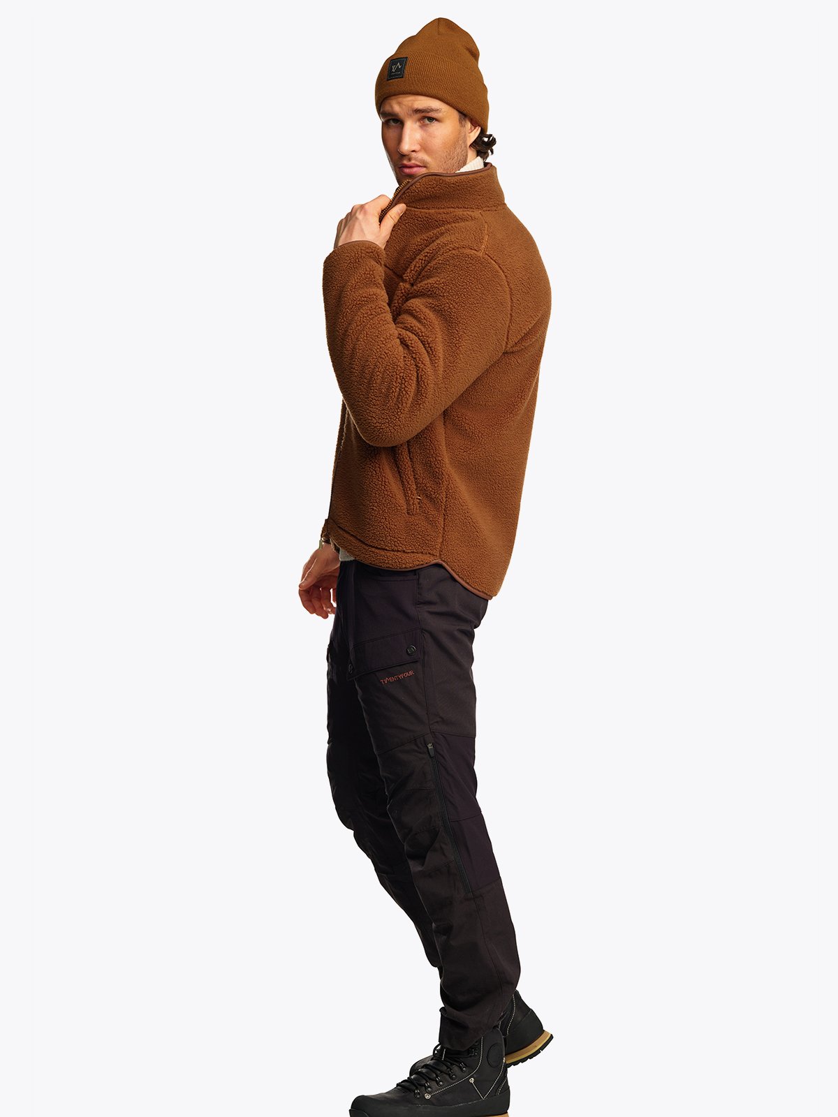 Twentyfour Finse LZ Sherpafleece H Karamell