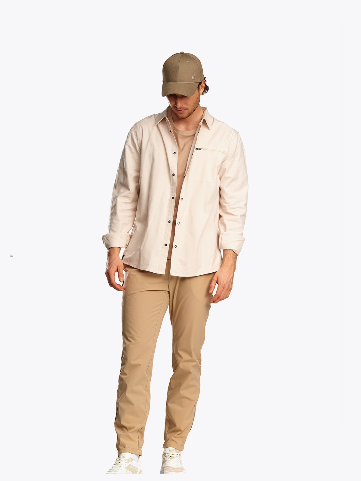 Twentyfour Mode Hike Skjorte H Gråhvit