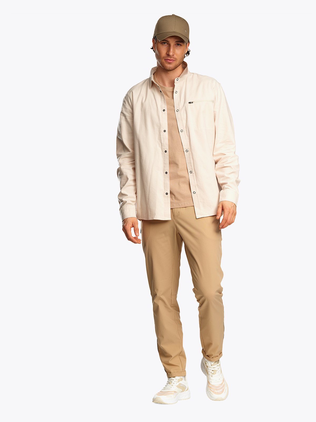 Twentyfour Mode Hike Skjorte H Gråhvit