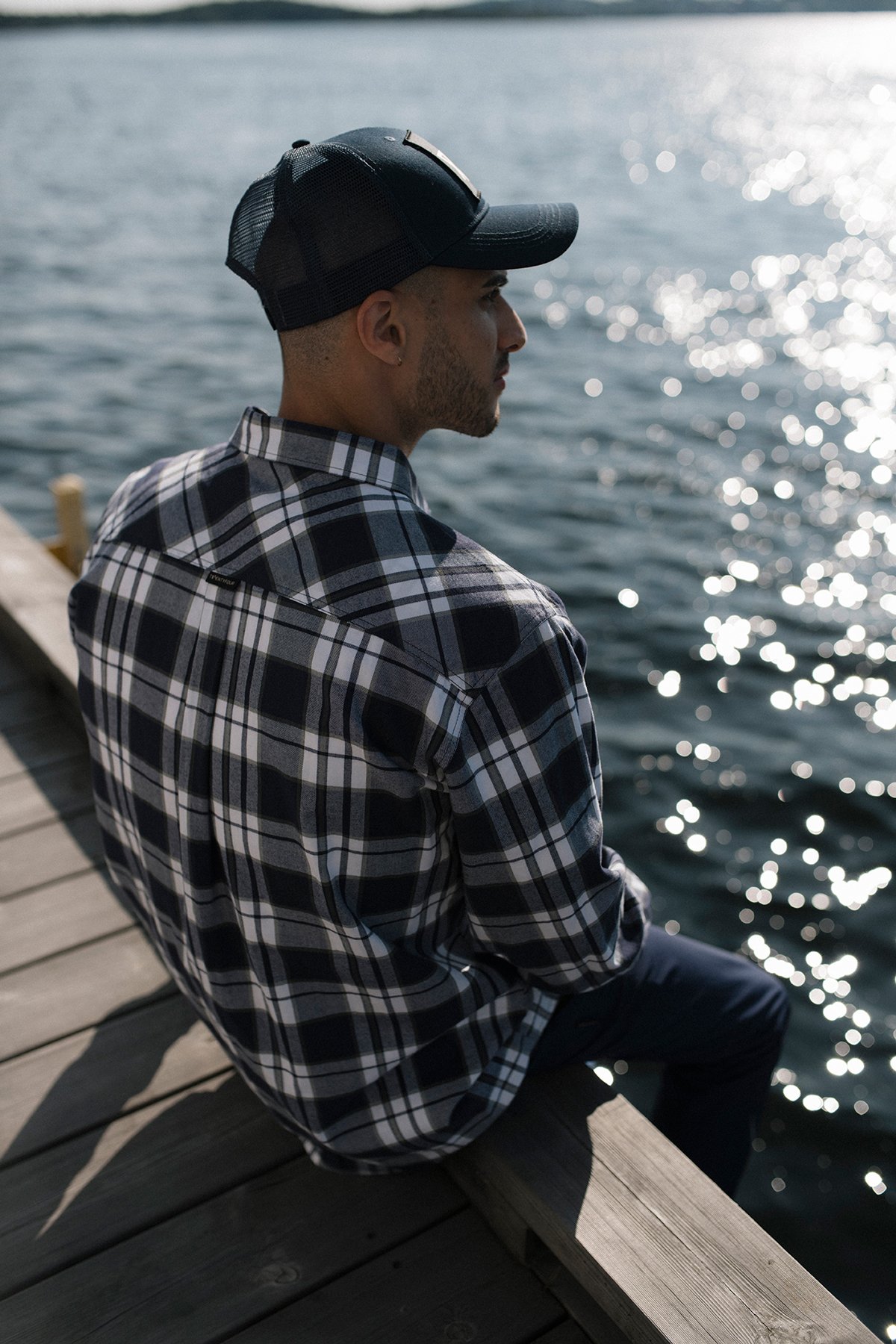 Twentyfour Mode Hike Skjorte H Marineblå