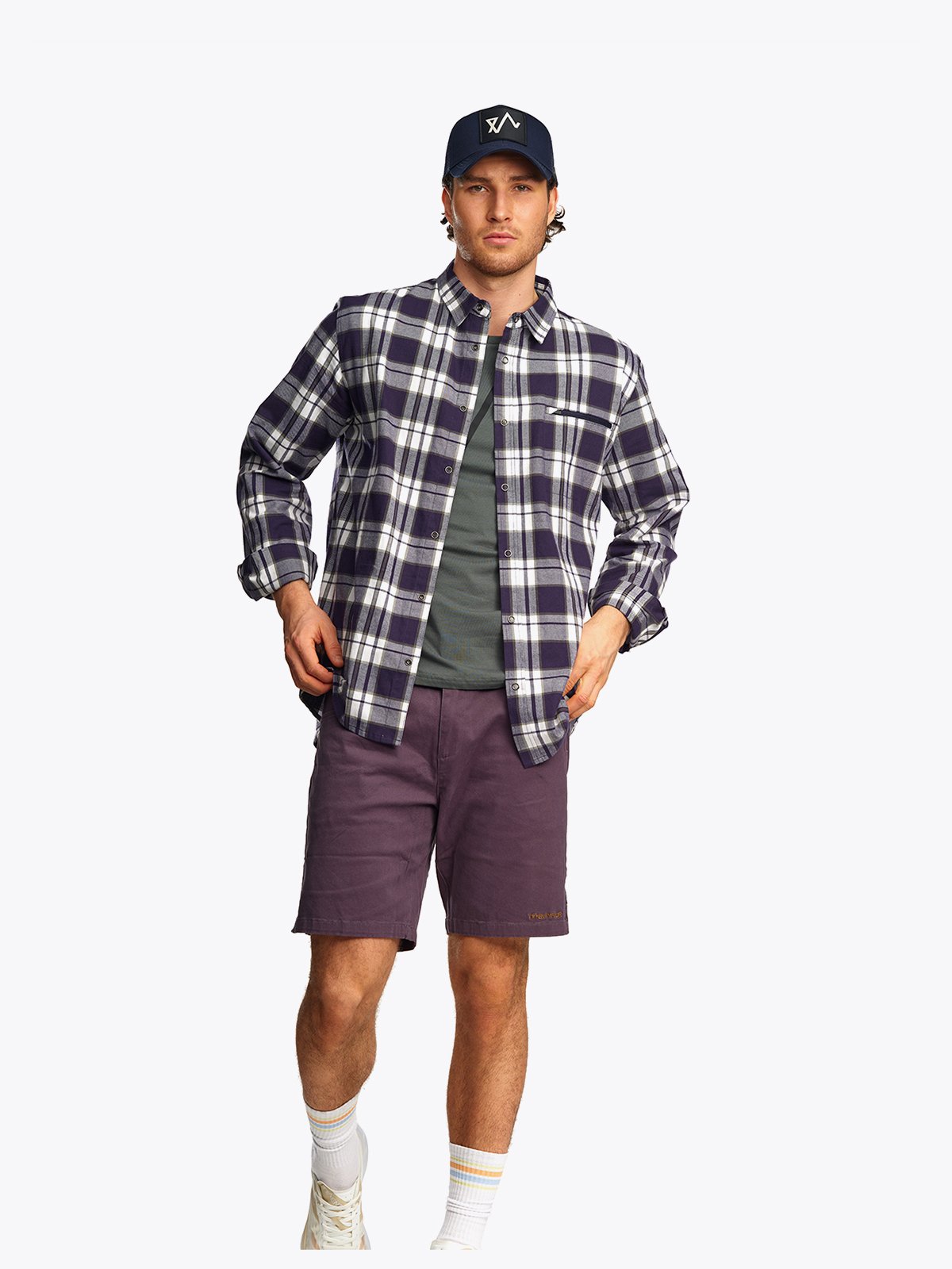 Twentyfour Mode Hike Skjorte H Marineblå