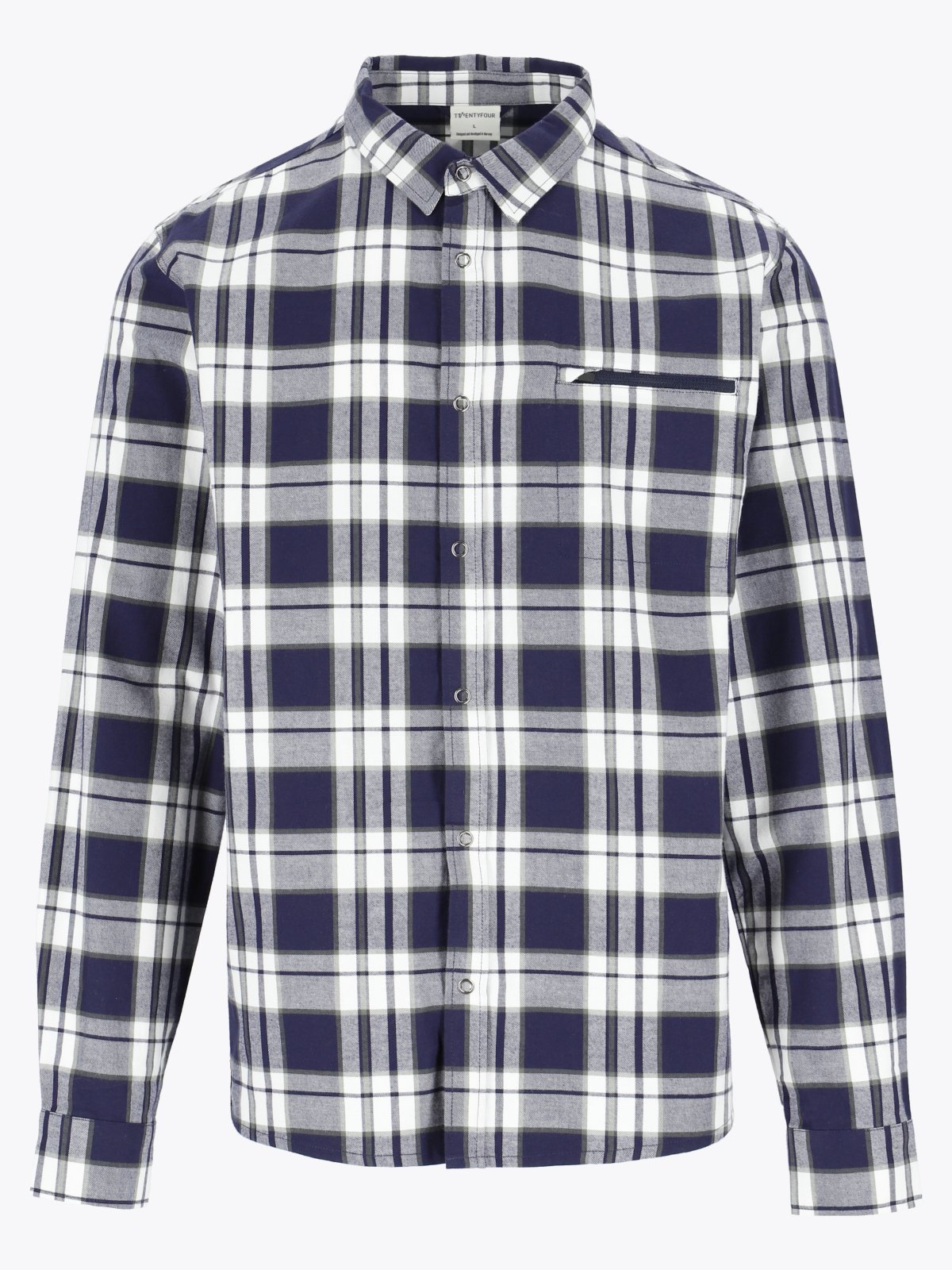 Twentyfour Mode Hike Skjorte H Marineblå