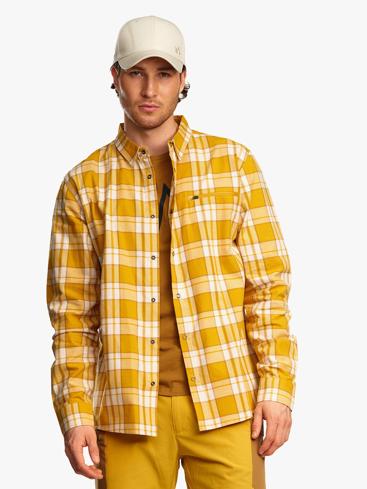 Twentyfour Mode Hike Skjorte H Sennep