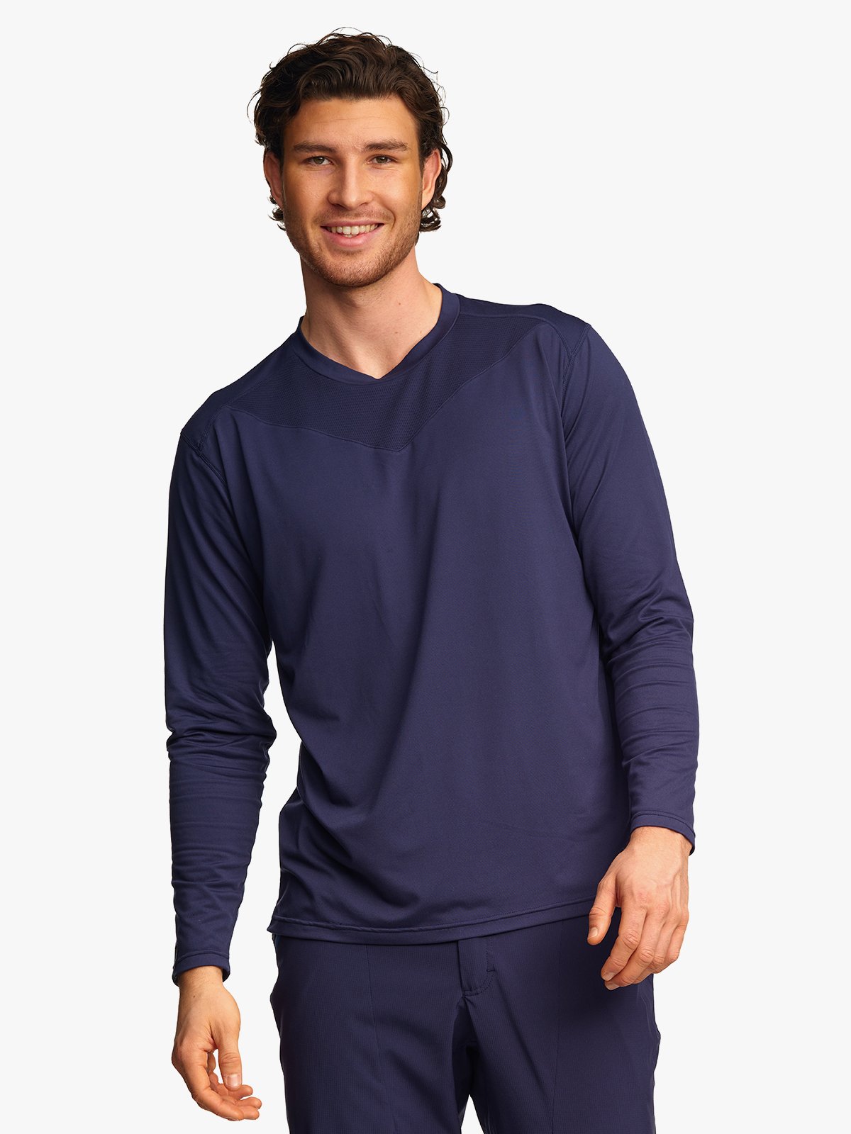 Twentyfour Flåm Longsleeve H Marineblå