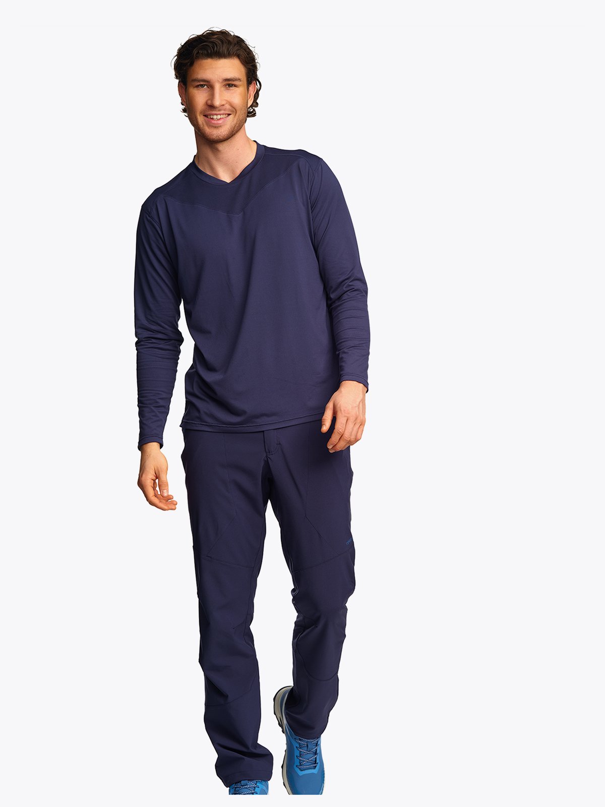 Twentyfour Flåm Longsleeve H Marineblå