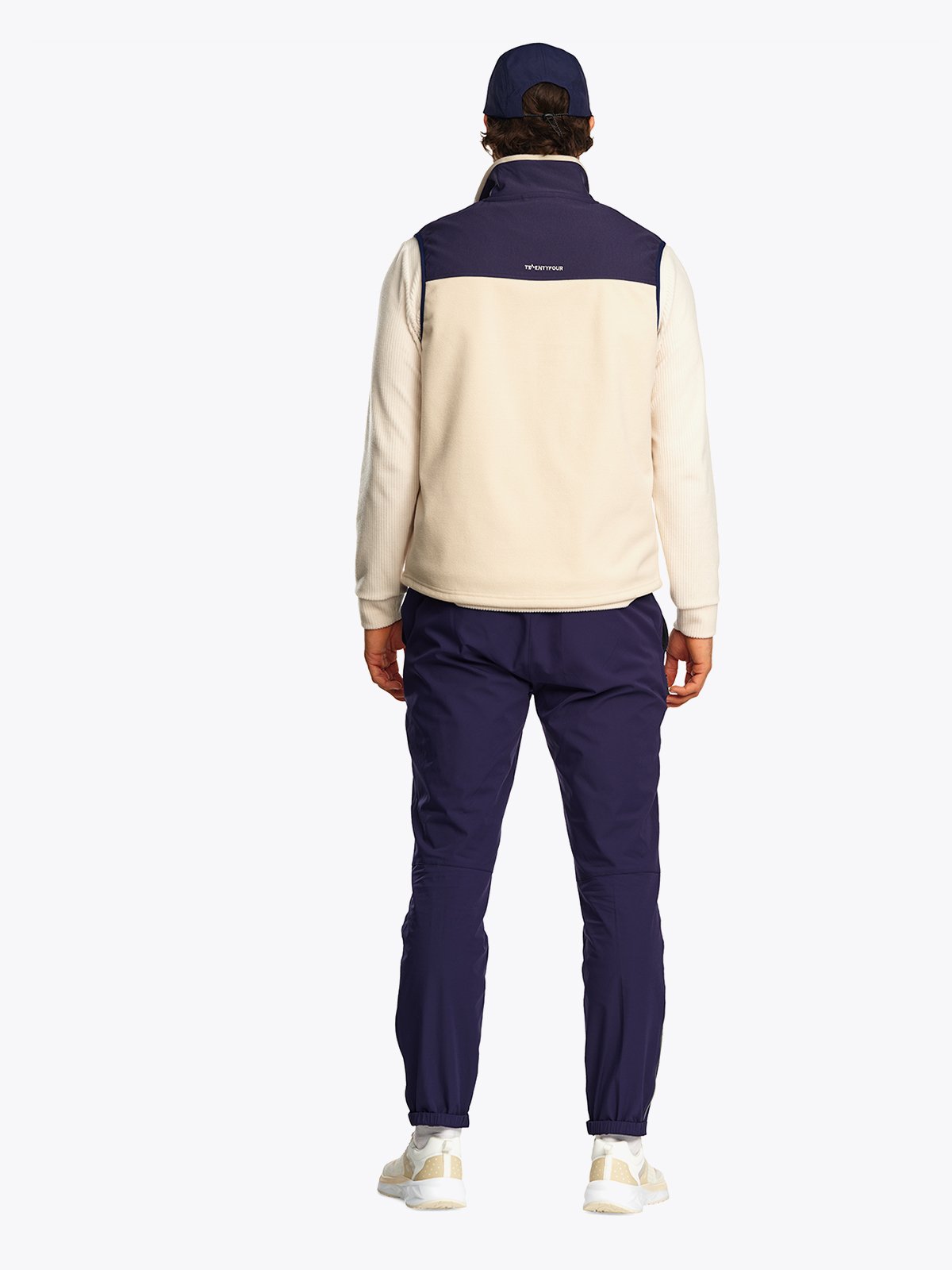 Twentyfour Mode WP Fleece Vest H Gråhvit