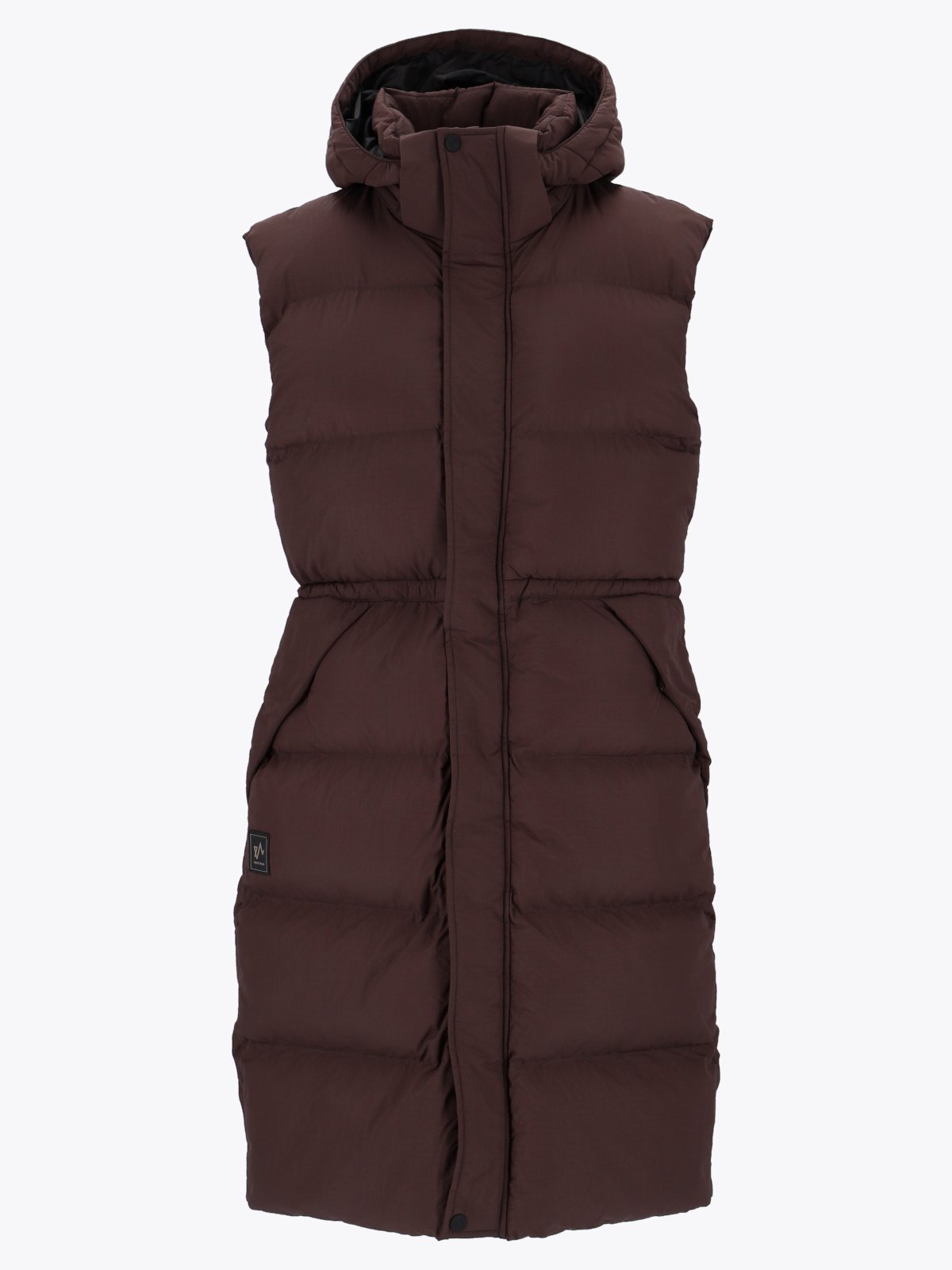 Twentyfour Mode Eva Puffy Vest D Mørk Brun