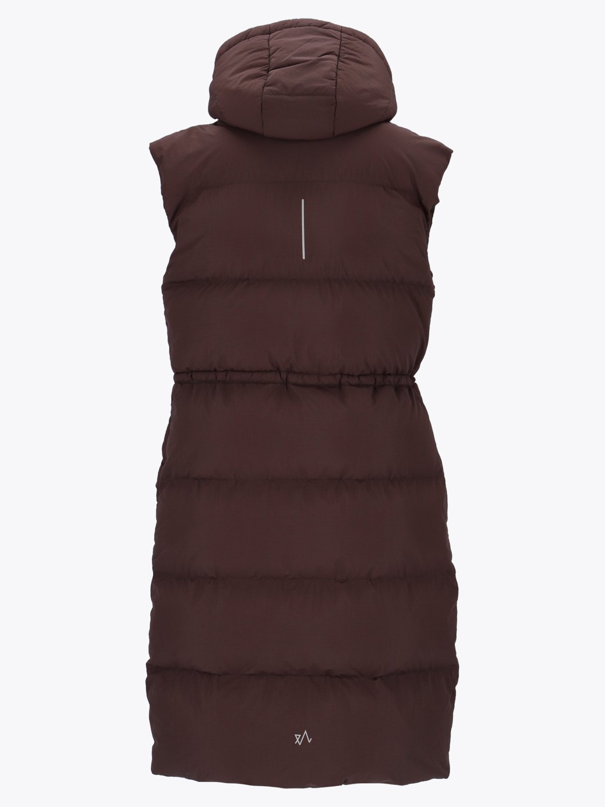 Twentyfour Mode Eva Puffy Vest D Mørk Brun