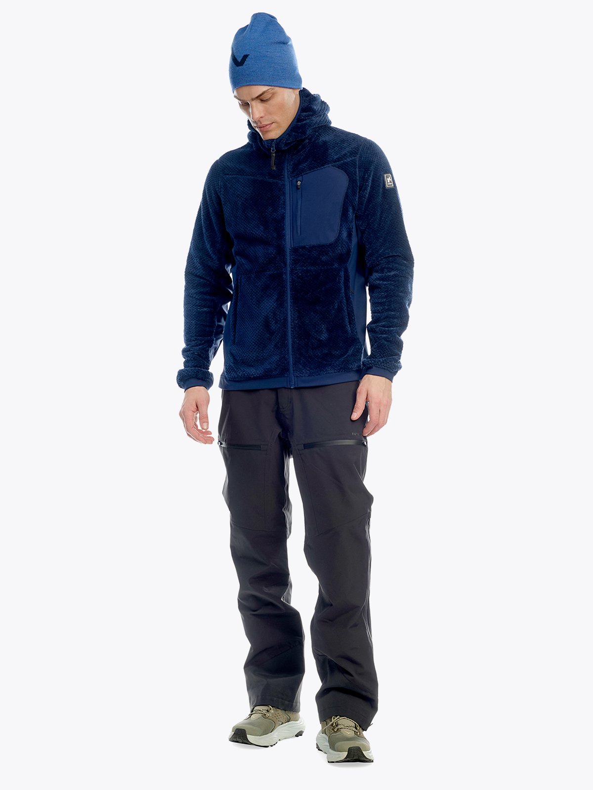 Twentyfour Isbre Air Fleece H Marineblå