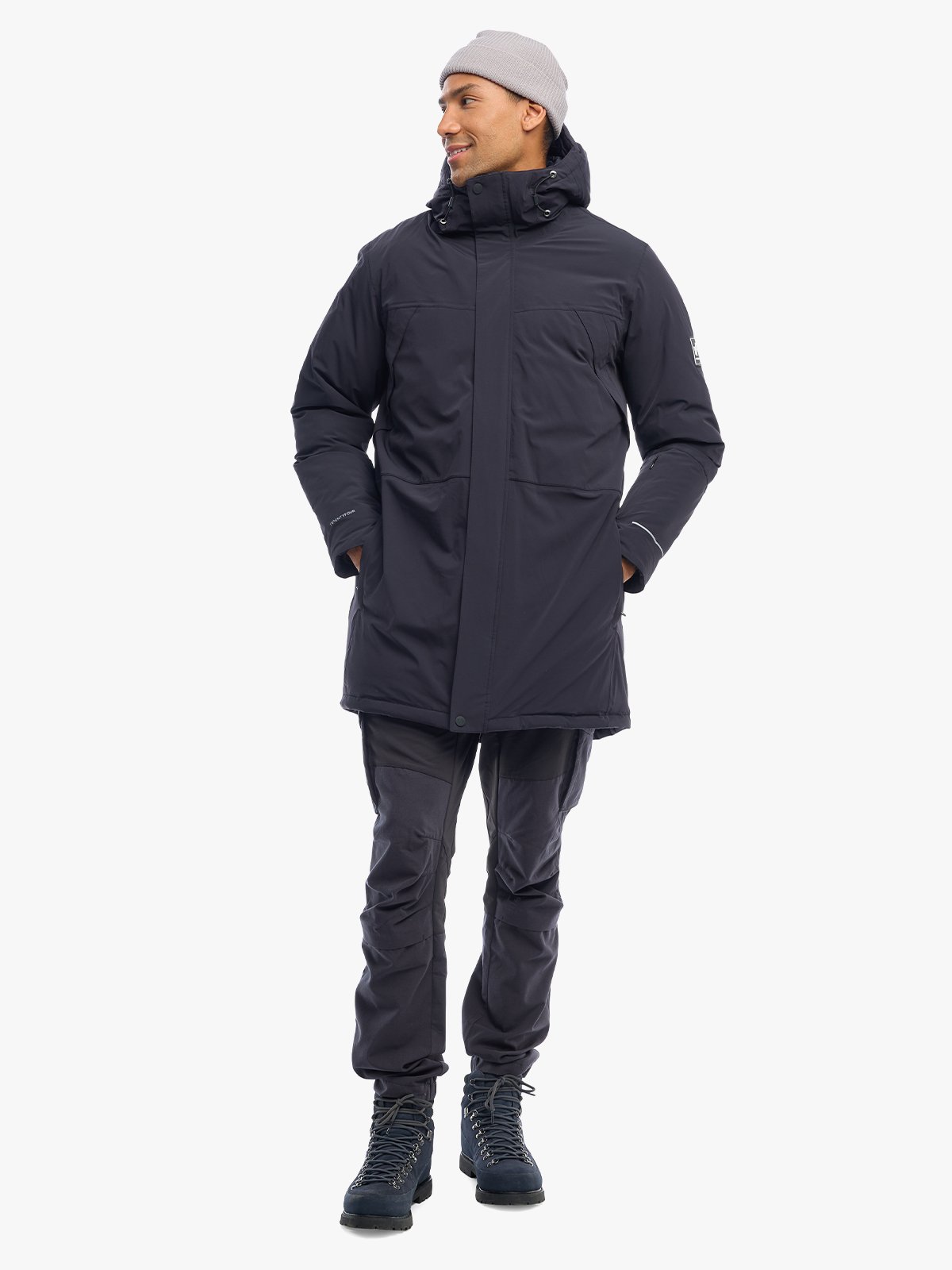 Twentyfour Finse Dunparkas H Blekkblå