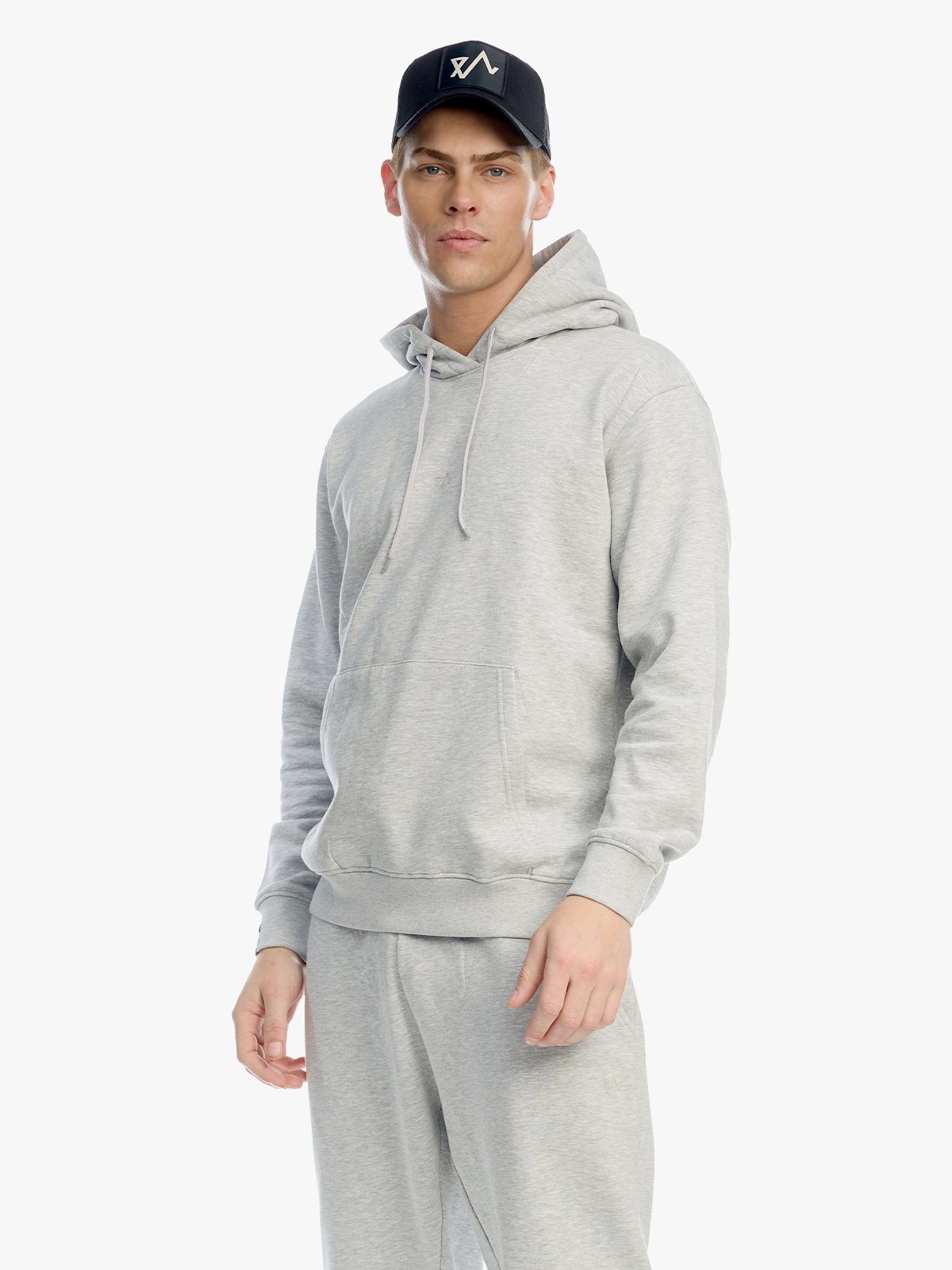 Twentyfour & Hoodie H Lys Grå