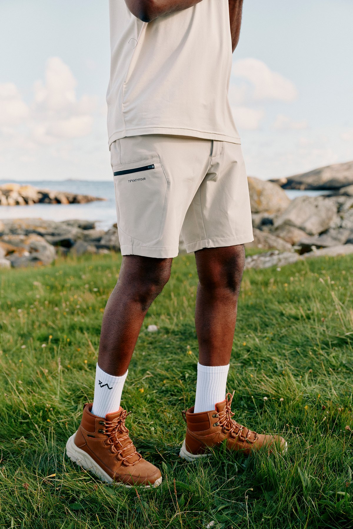 Twentyfour Venture 360 Shorts H Varm Grå