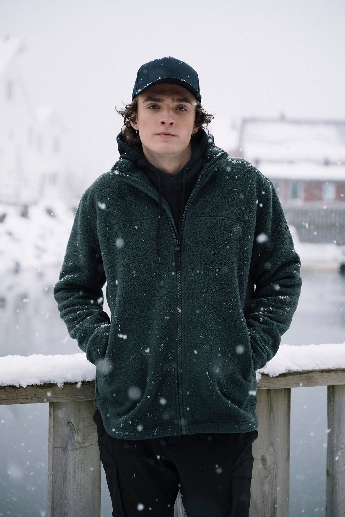 Twentyfour Mode Pile Jakke H Dyp Grønn