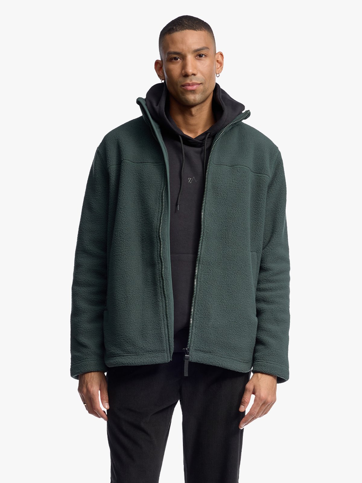 Twentyfour Mode Pile Jakke H Dyp Grønn