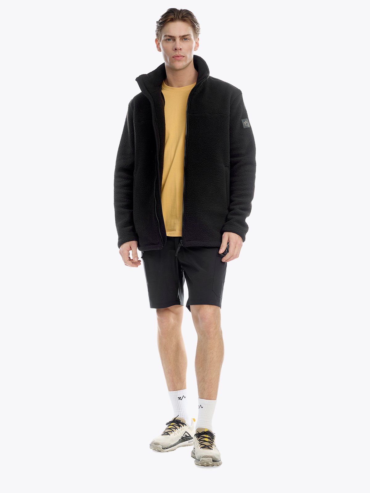 Twentyfour Mode Pile Jakke H Sort