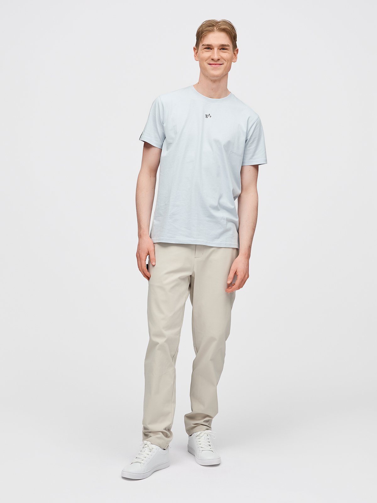 Twentyfour & T-skjorte U Frostblå