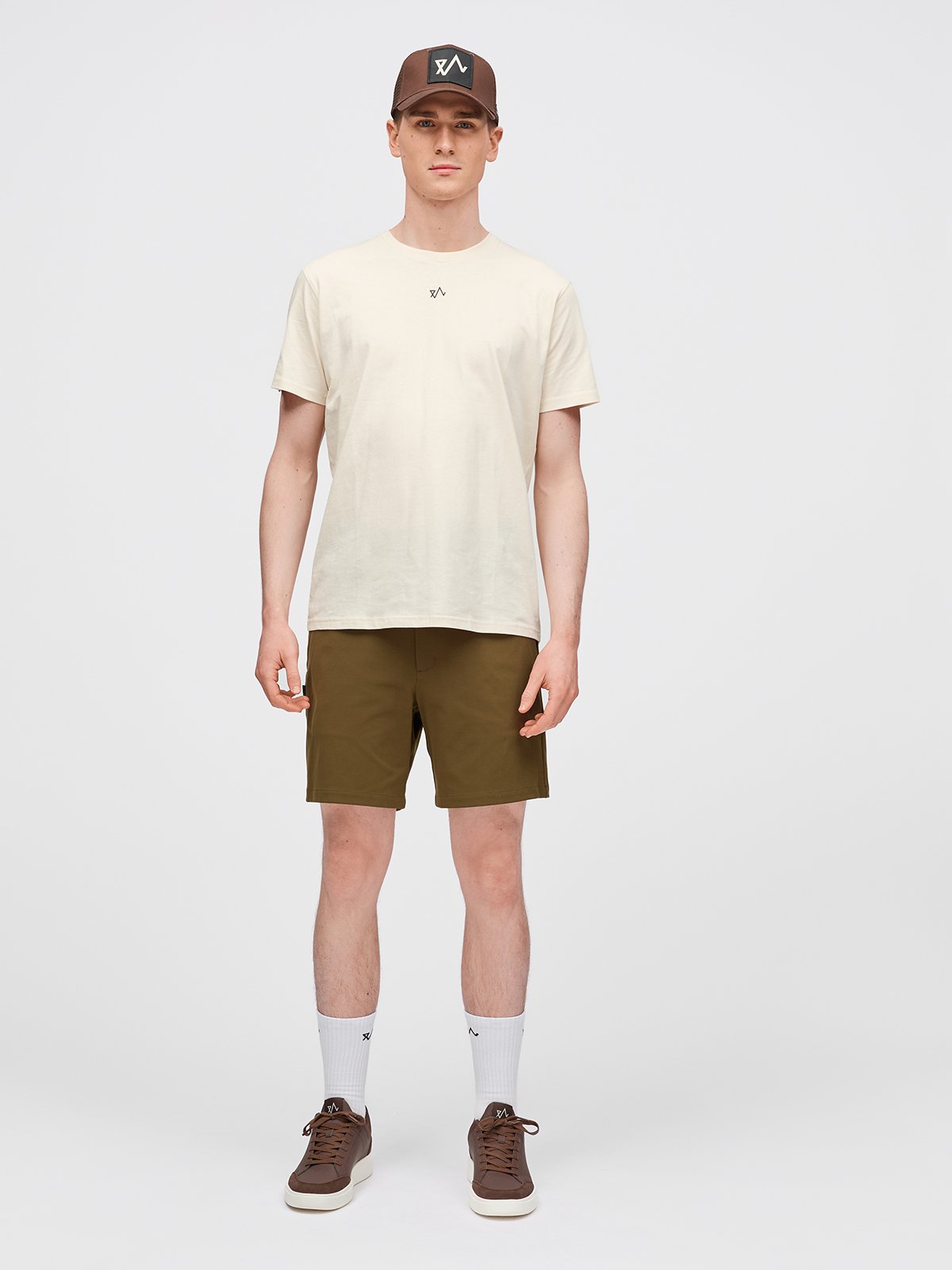 Twentyfour & T-skjorte U Gråhvit