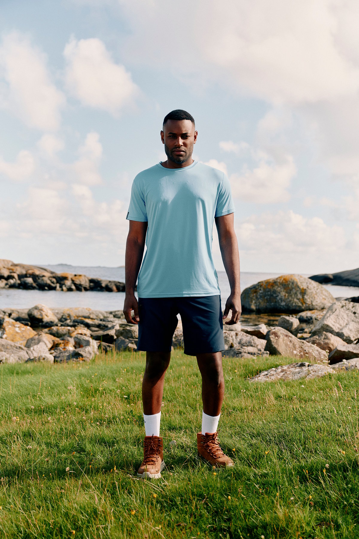 Twentyfour Venture Tee H Asurblå