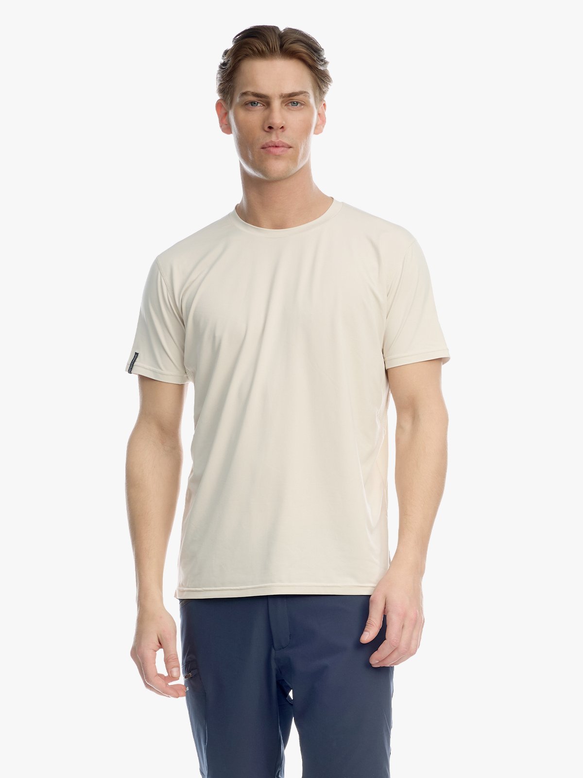 Twentyfour Venture Tee H Gråhvit