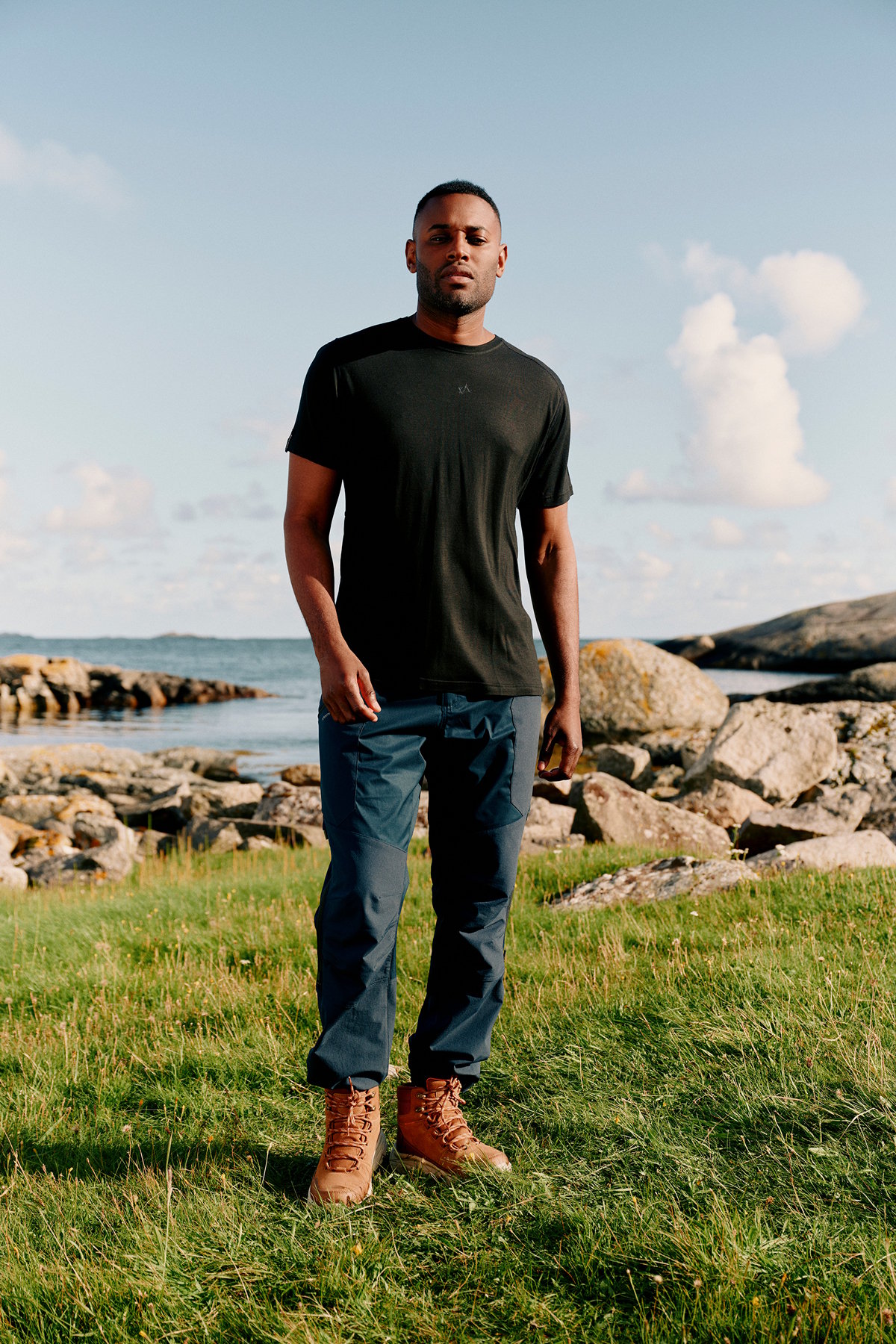 Twentyfour Venture Ullmix T-skjorte H Sort