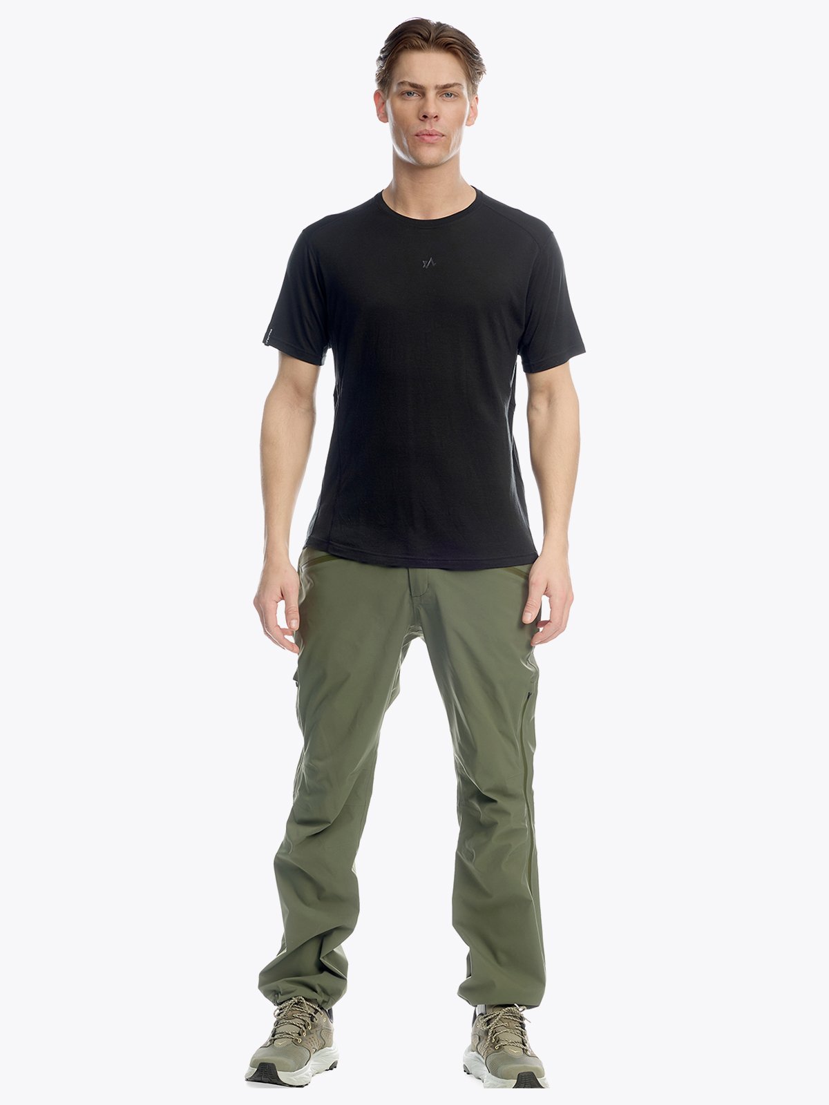 Twentyfour Venture Ullmix T-skjorte H Sort