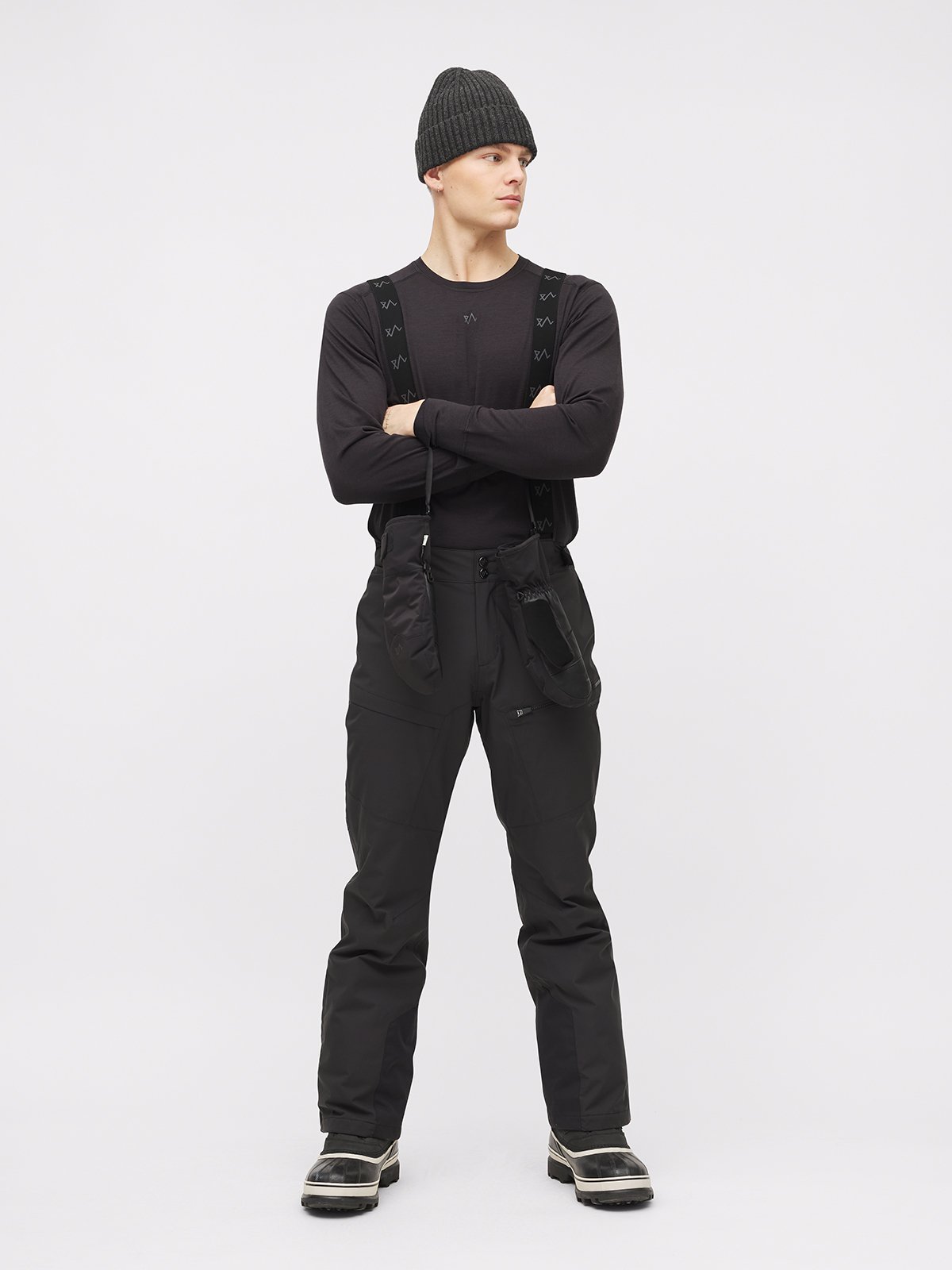 Twentyfour Aurora Vattert Bukse H Sort