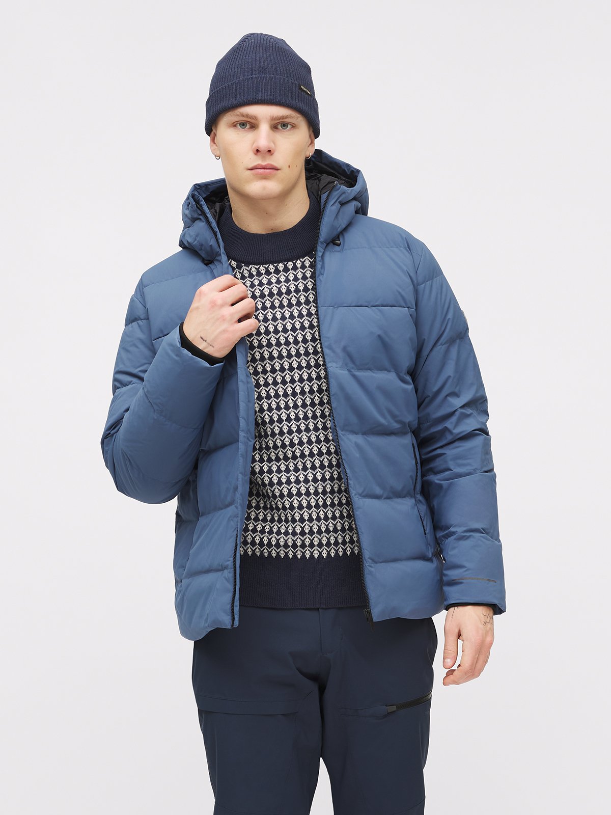 Twentyfour Aurora Dunjakke H Gråblå