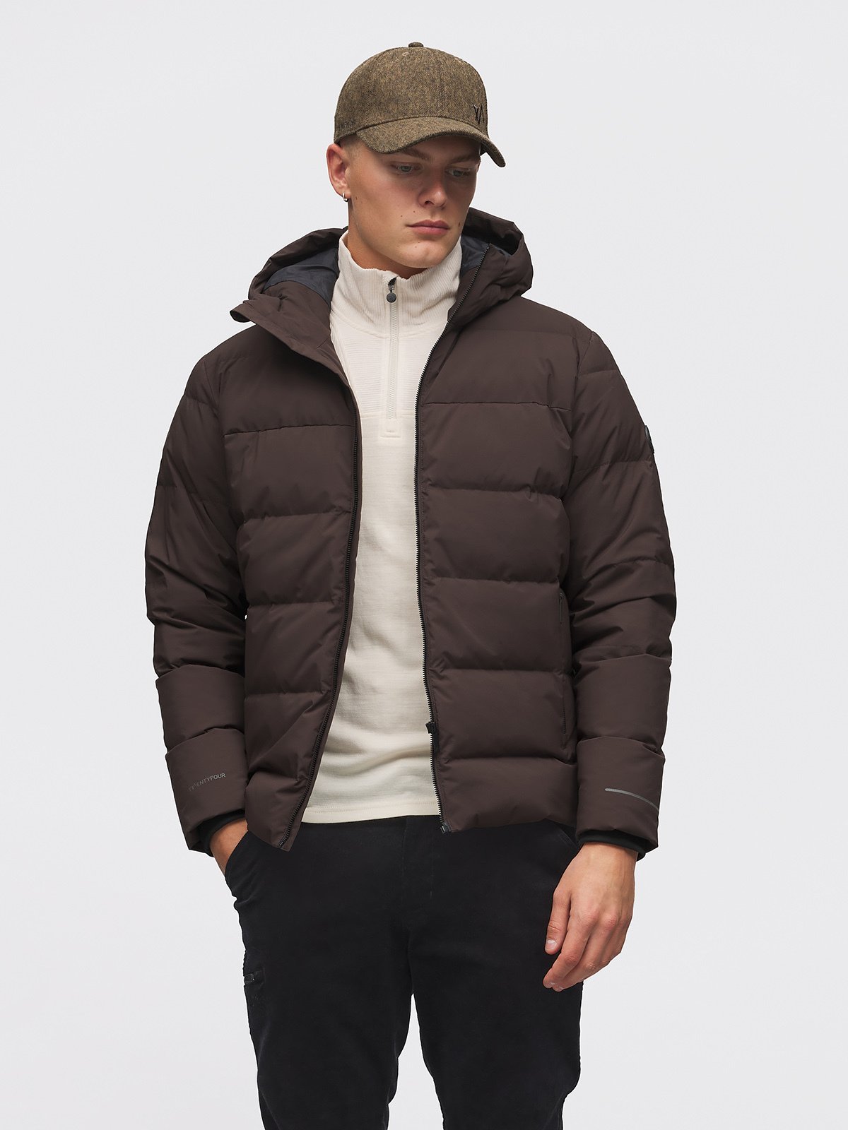 Twentyfour Aurora Dunjakke H Mørk Brun