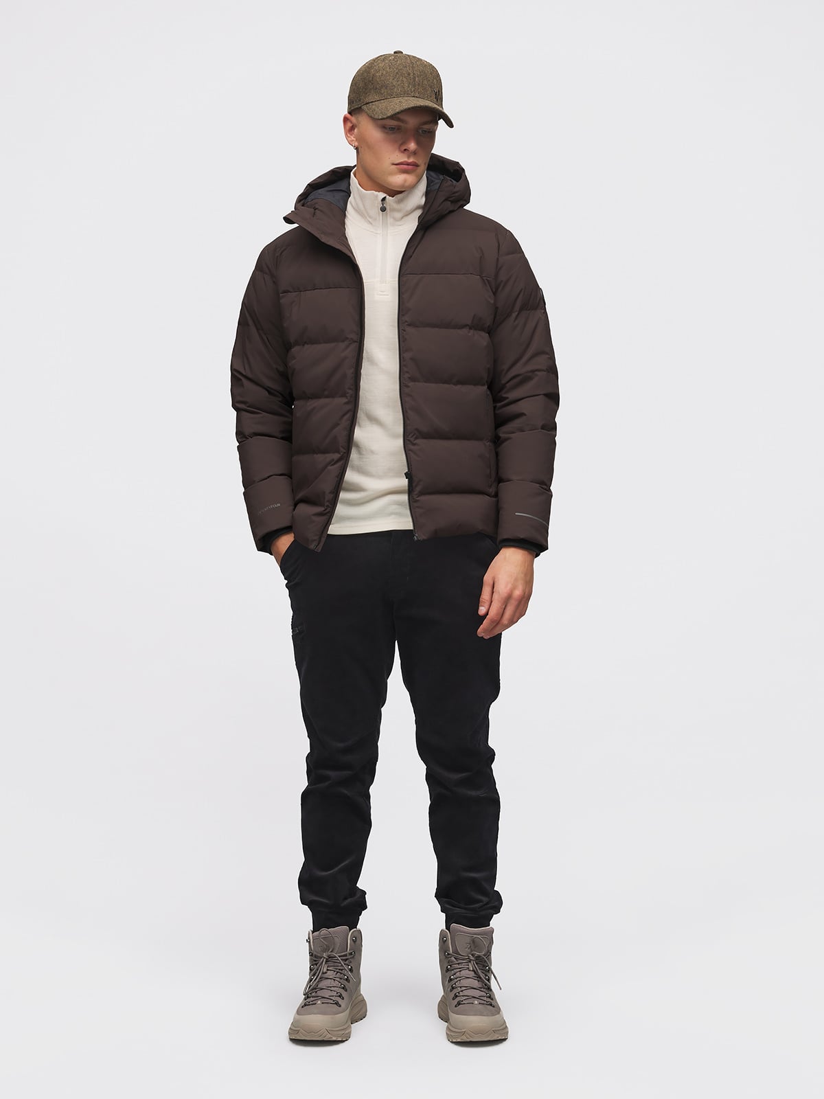Twentyfour Aurora Dunjakke H Mørk Brun