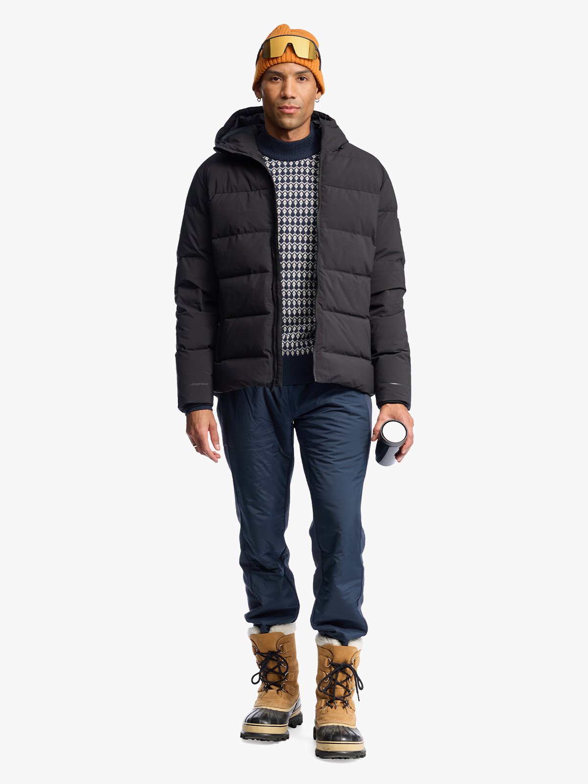 Twentyfour Aurora Dunjakke H Sort