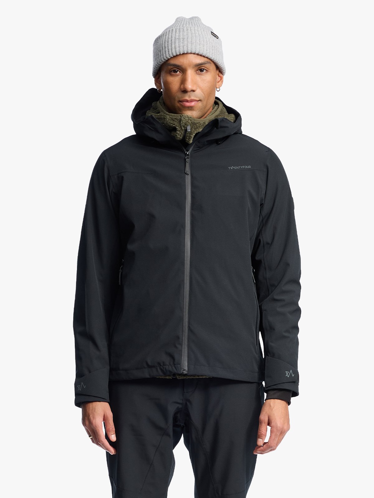 Twentyfour Aurora 2L Skalljakke H Sort