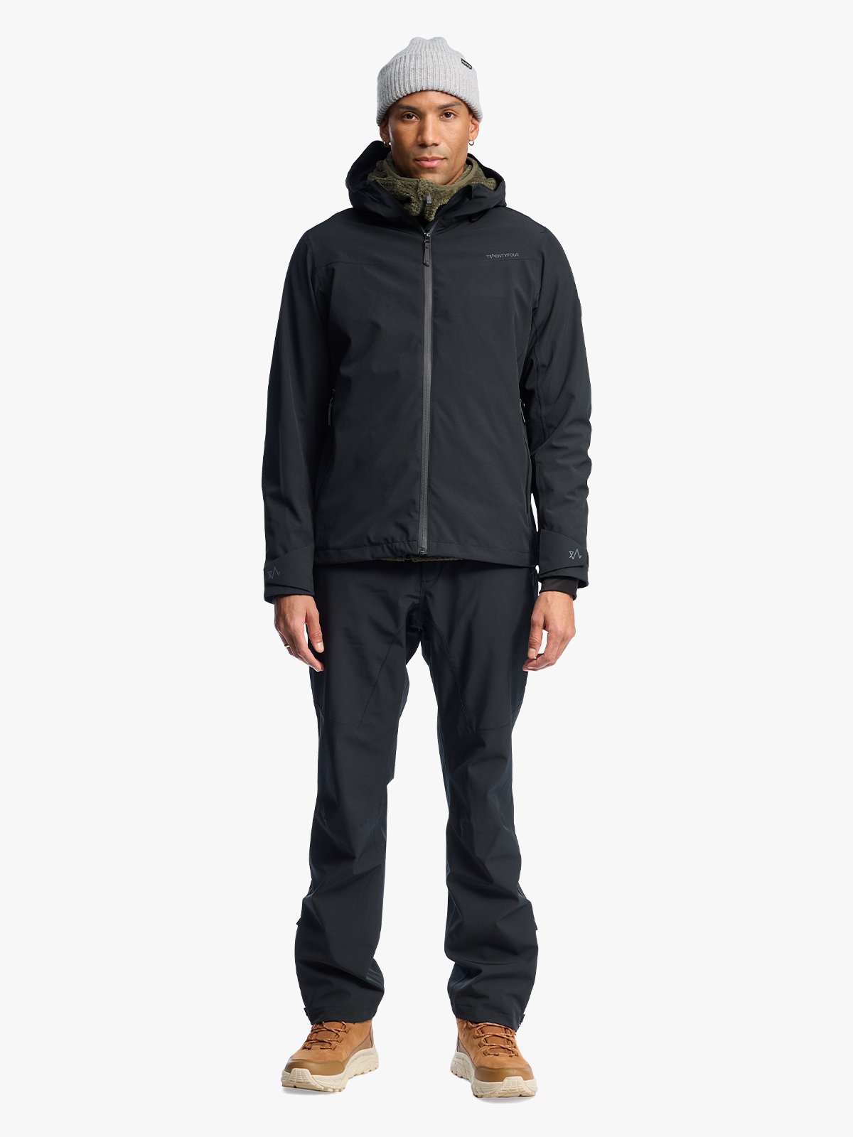 Twentyfour Aurora 2L Skalljakke H Sort