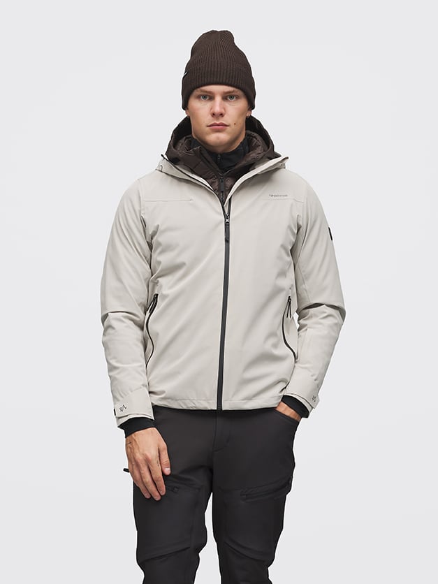 Twentyfour Aurora 2L Skalljakke H Varm Grå
