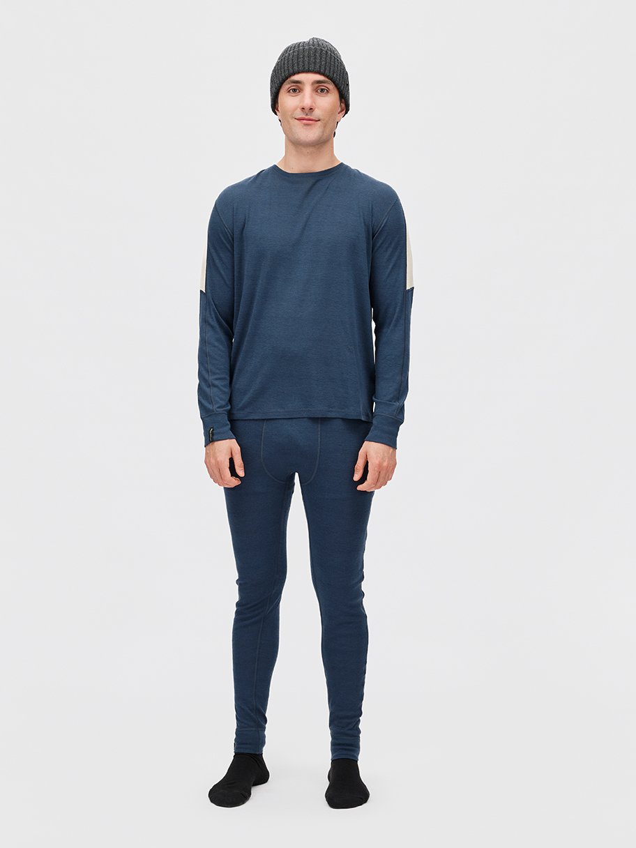Twentyfour Aurora Merino LS Topp H Marine