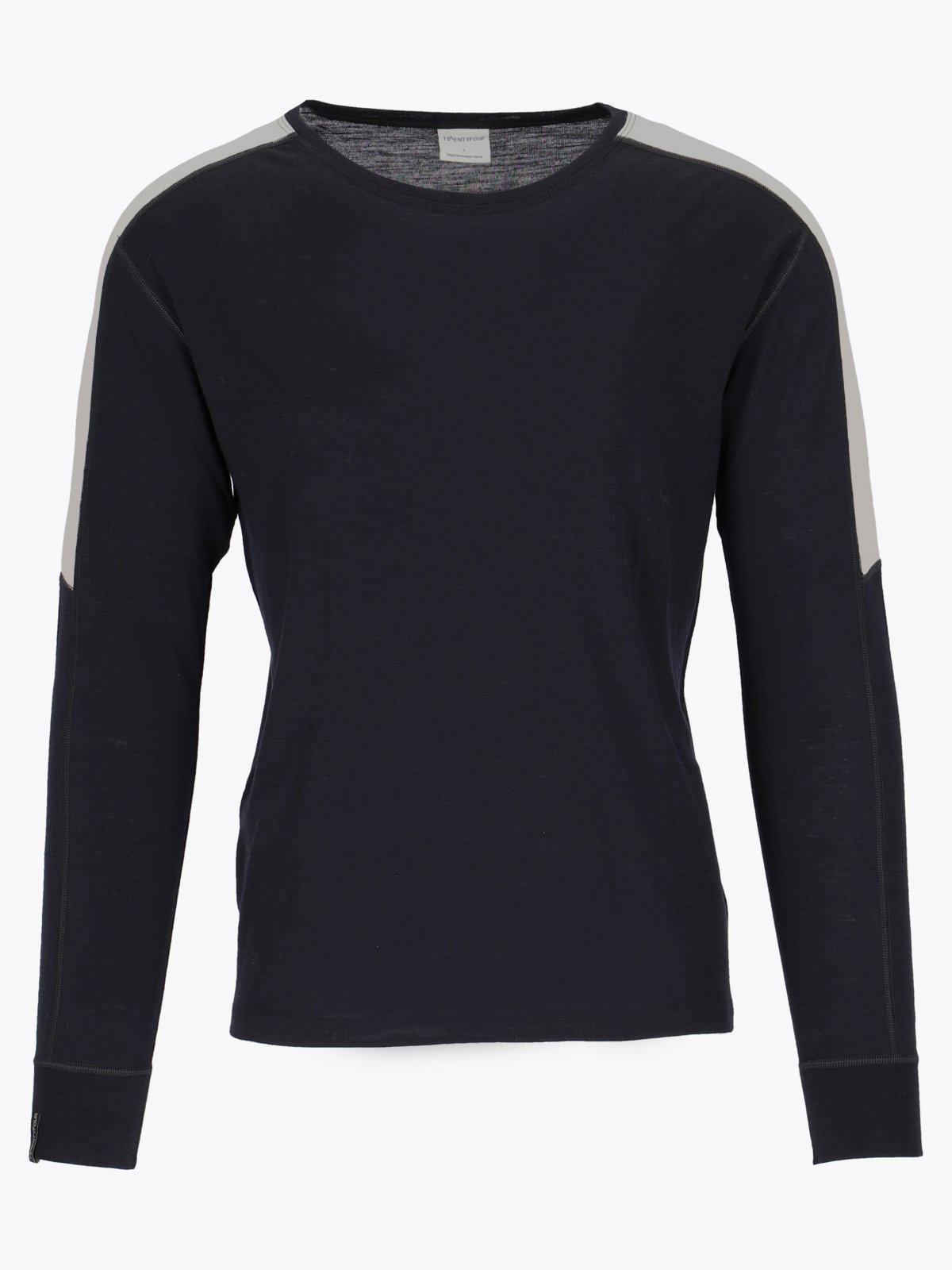 Twentyfour Aurora Merino LS Topp H Sort