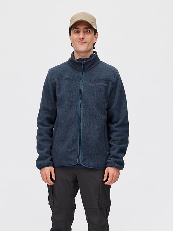 Twentyfour Aurora Pile Jakke H Marine