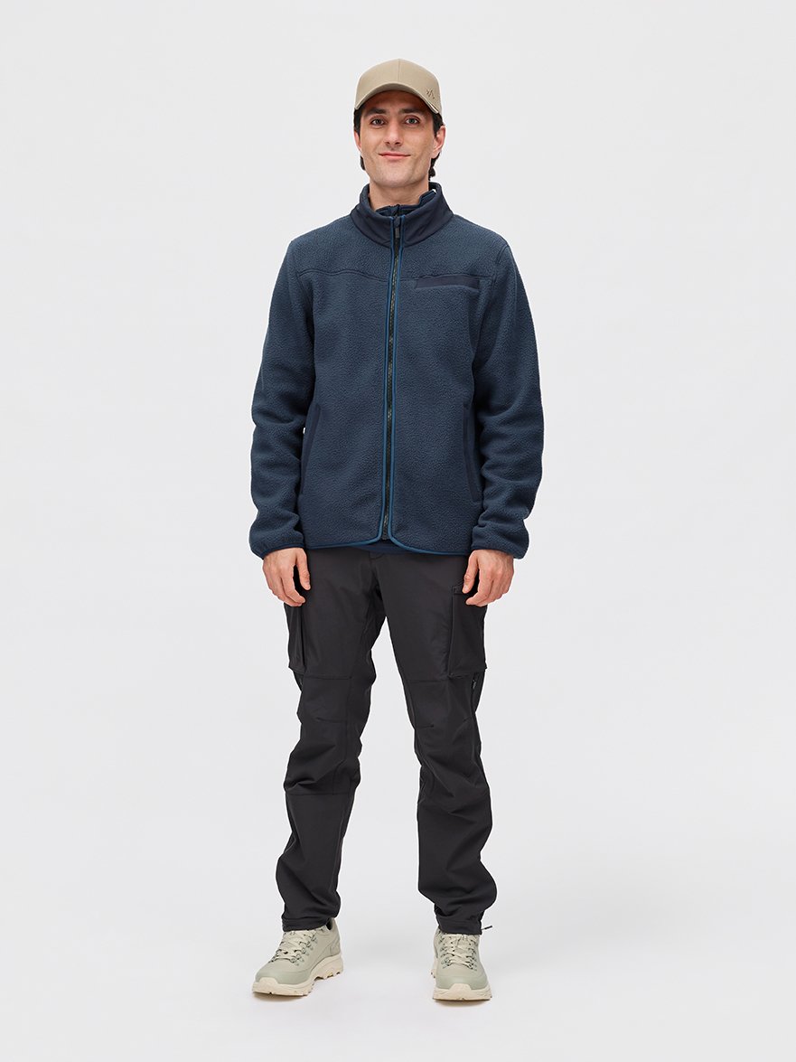 Twentyfour Aurora Pile Jakke H Marine