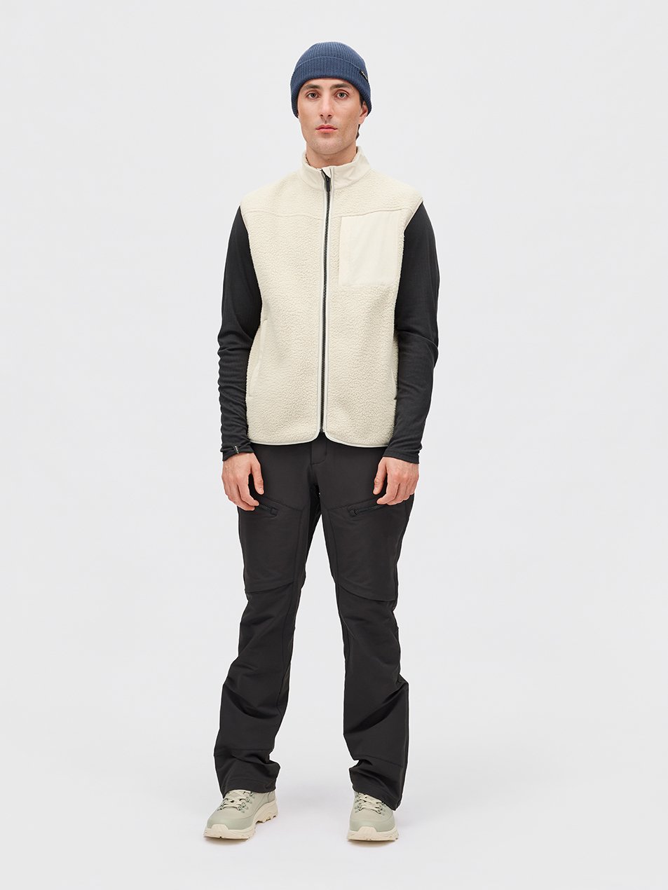 Twentyfour Aurora Pile Vest H Varm Grå