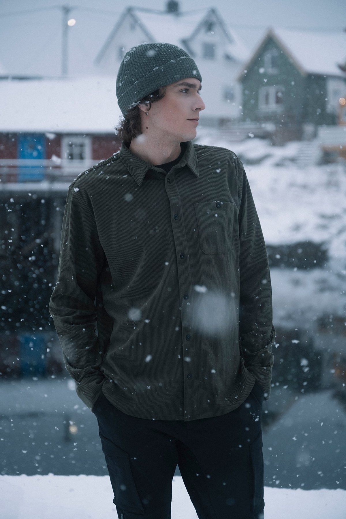 Twentyfour Mode Cord Skjorte H Furu