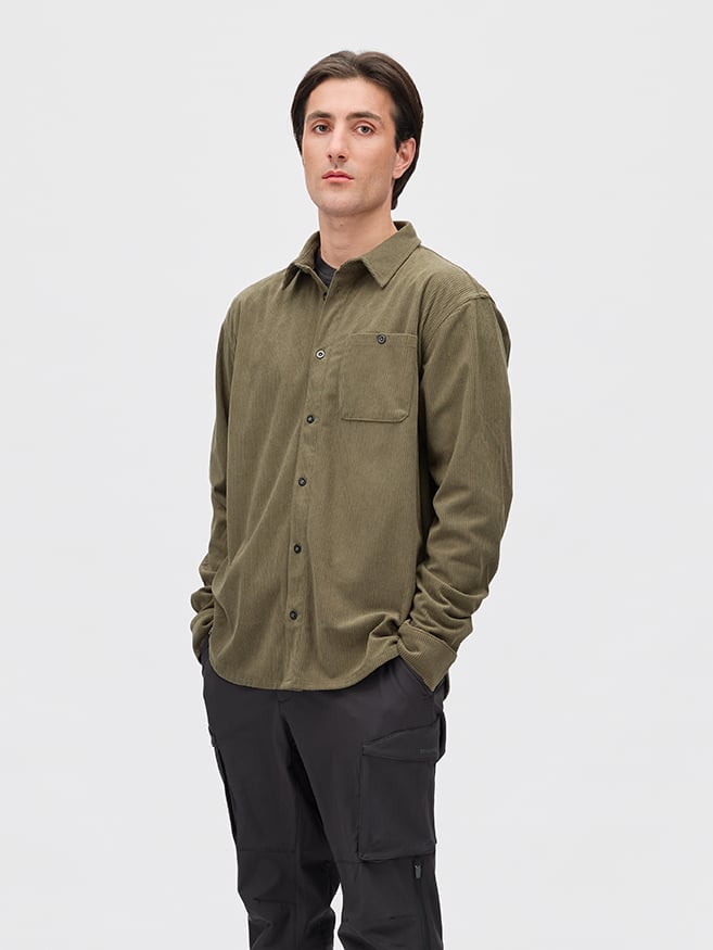 Twentyfour Mode Cord Skjorte H Furu