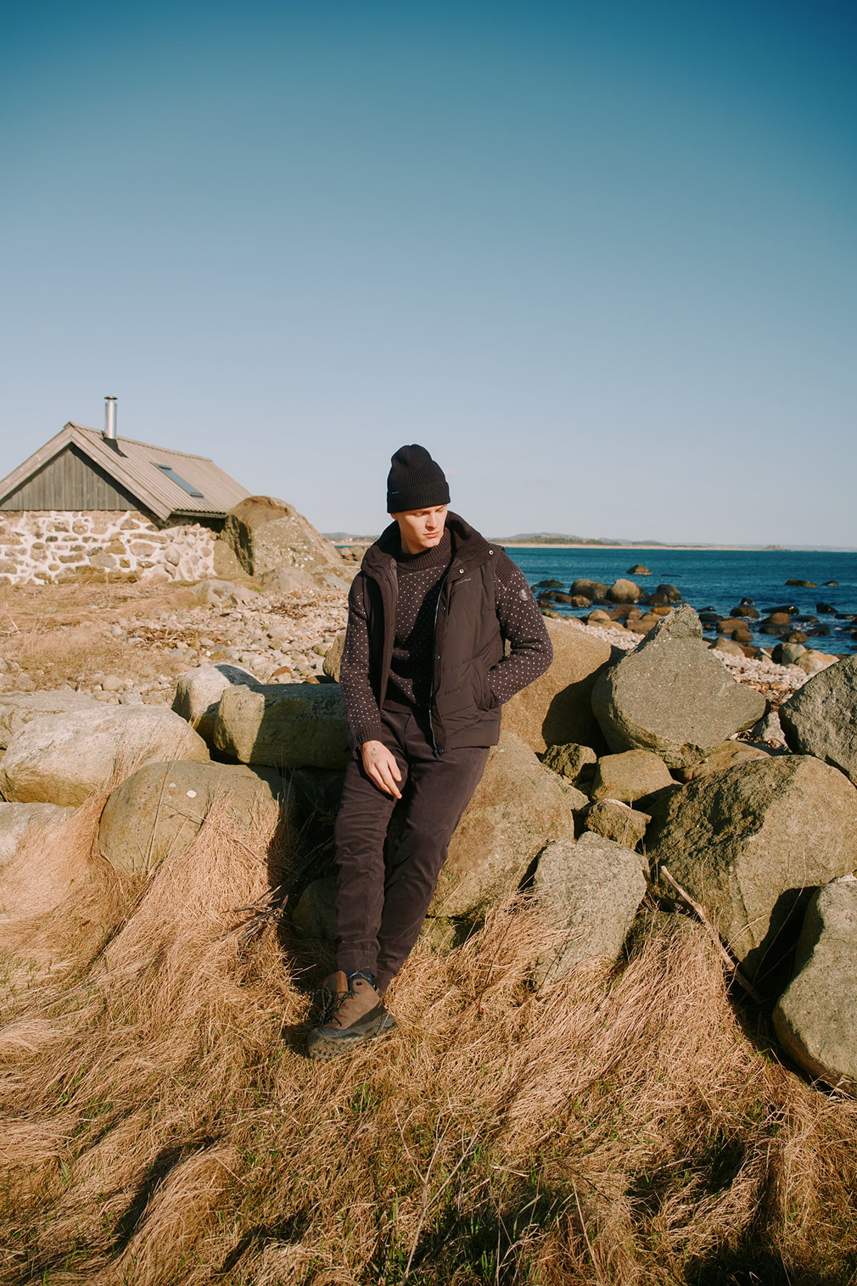 Twentyfour Aurora Thermal Vest H Mørk Brun