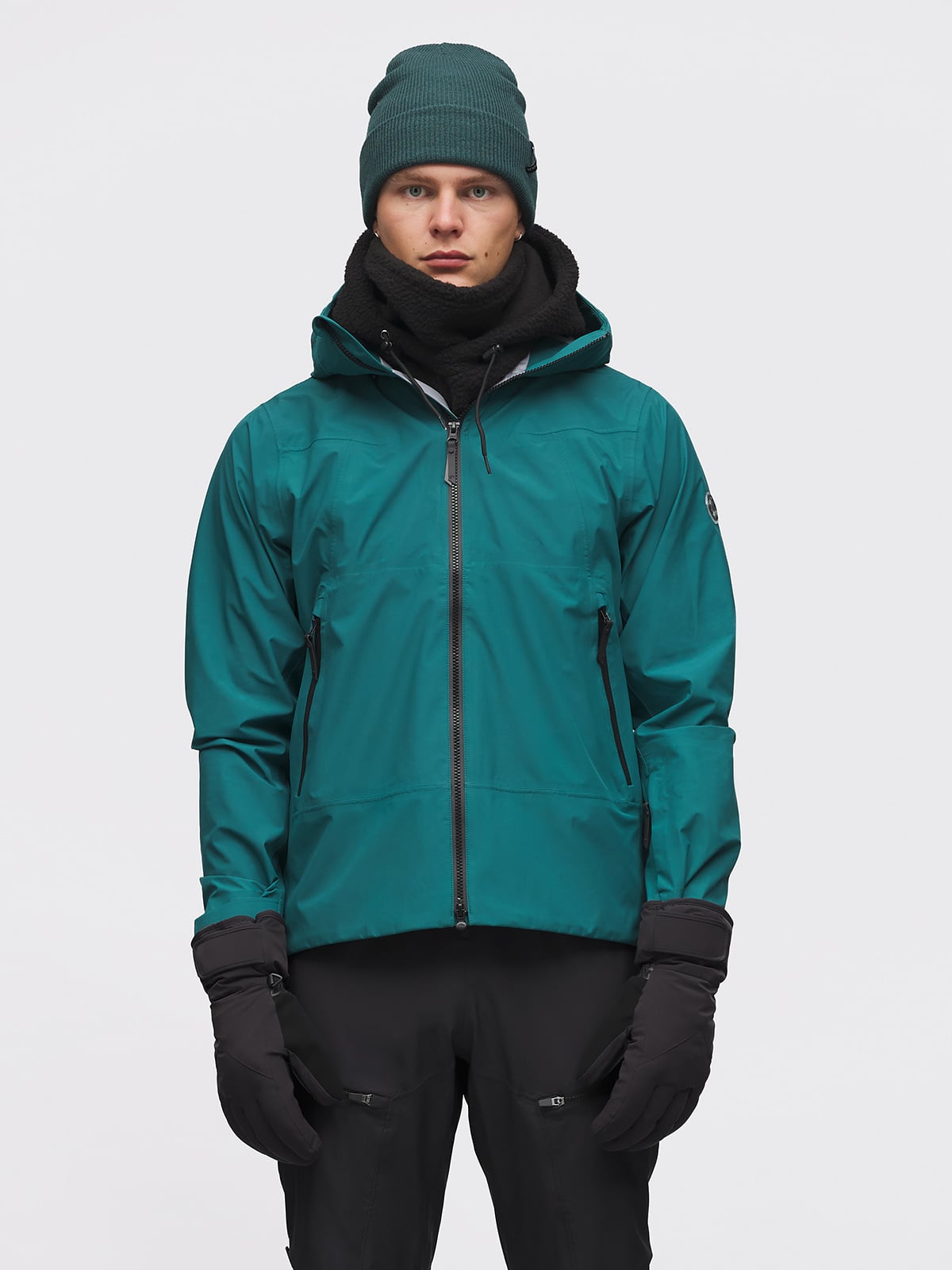 Twentyfour Aurora 3L Skalljakke H Blågrønn