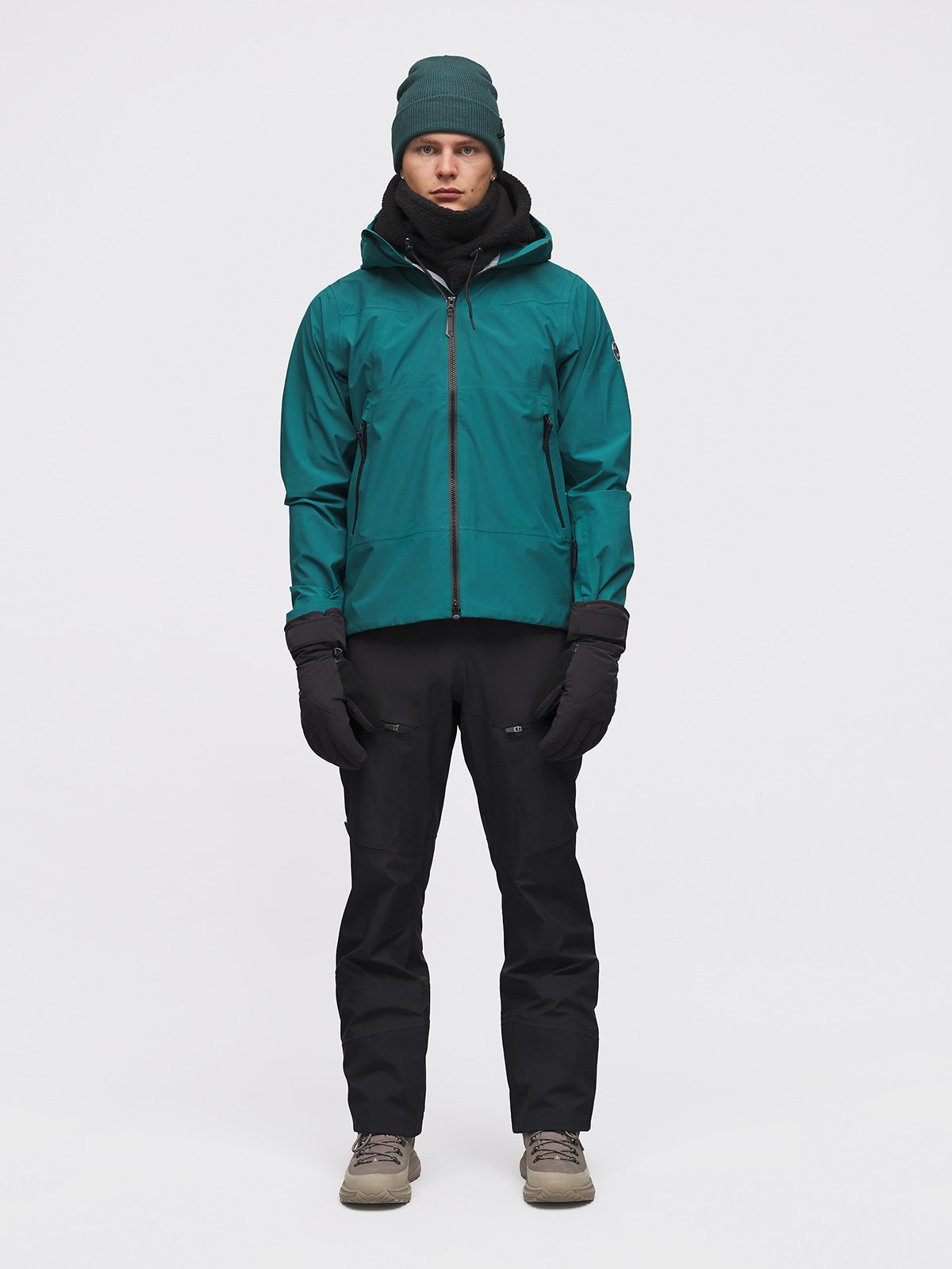 Twentyfour Aurora 3L Skalljakke H Blågrønn