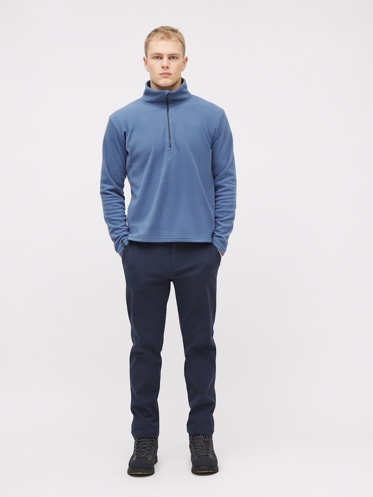 Twentyfour Aurora HZ Fleece H Gråblå