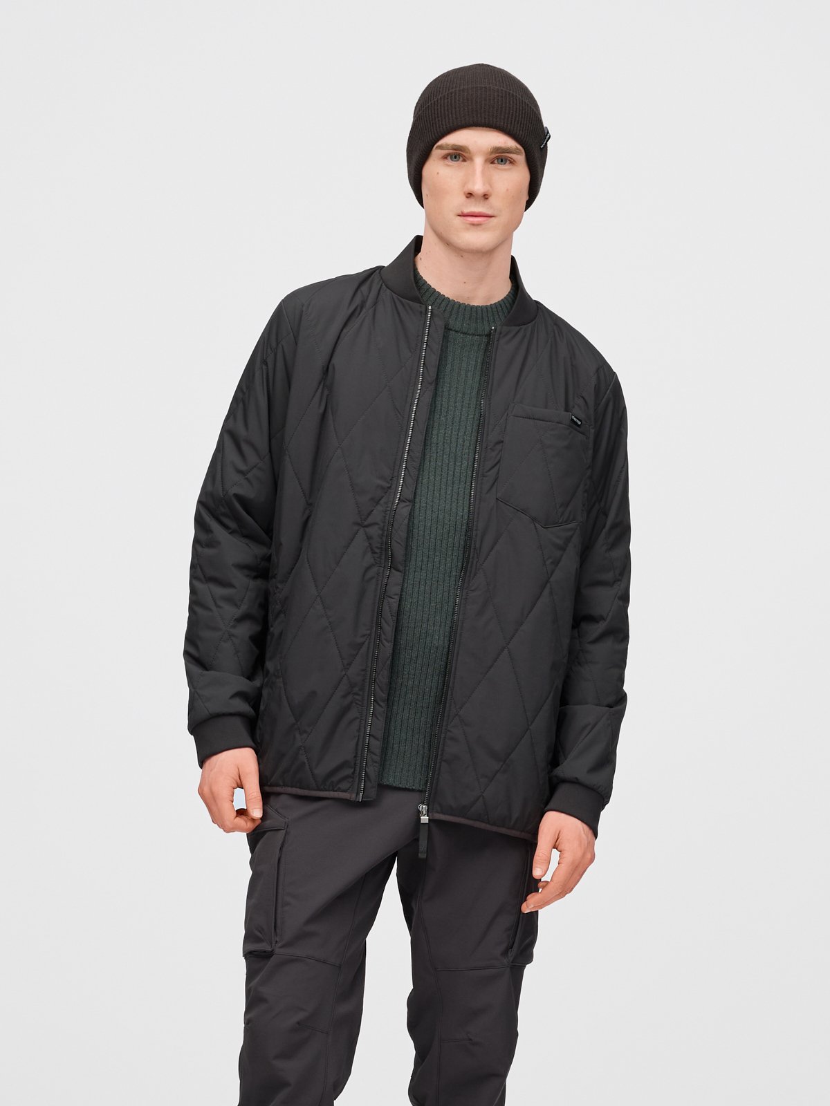 Twentyfour Mode Max Quilted Shacket H Sort