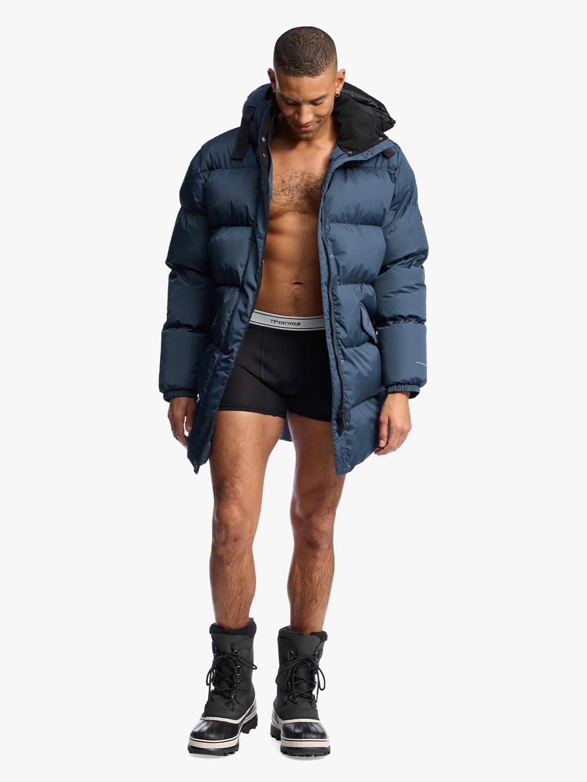 Twentyfour & Merino Boxer H Sort