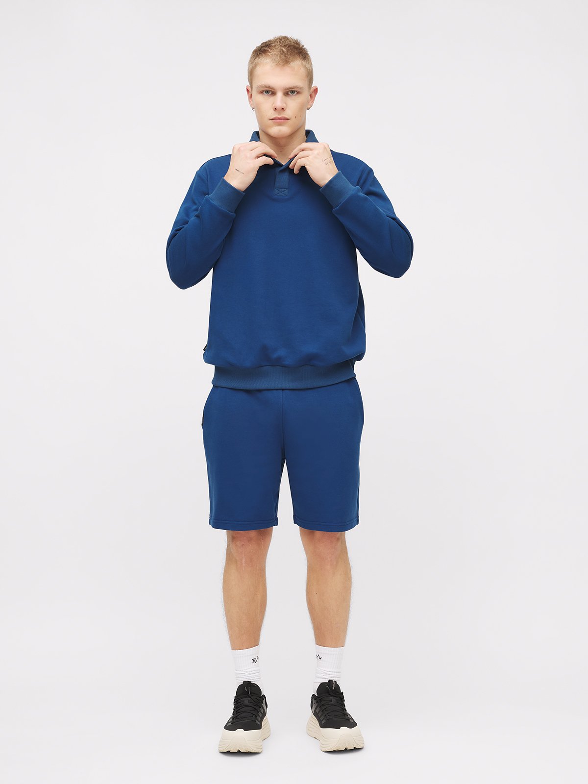 Twentyfour Mode Polo Sweater H Mørk Blå